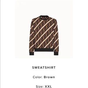 Fendi Sweatshirt and Fendi shoes